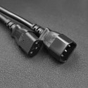 Kabel zasilający do UPS | C13/C14 | 3m Qoltec