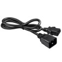 Kabel zasilający do UPS | C20/C13 | 1.2m Qoltec
