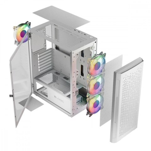 Obudowa Komputerowa Logic Aramis ARGB Midi USB 3.0 Biała Logic Concept