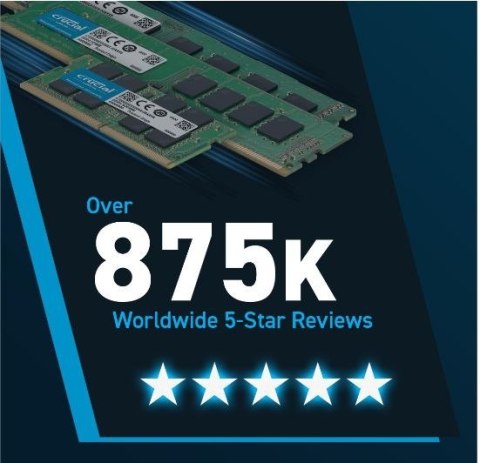 Pamięć do notebooka DDR5 SODIMM 32GB(2*16) /5600 CL46 (16Gbit) Crucial Pamięć do notebooka DDR5 SODIMM 32GB(2*16) /5600 CL46 (16Gbit) Crucial