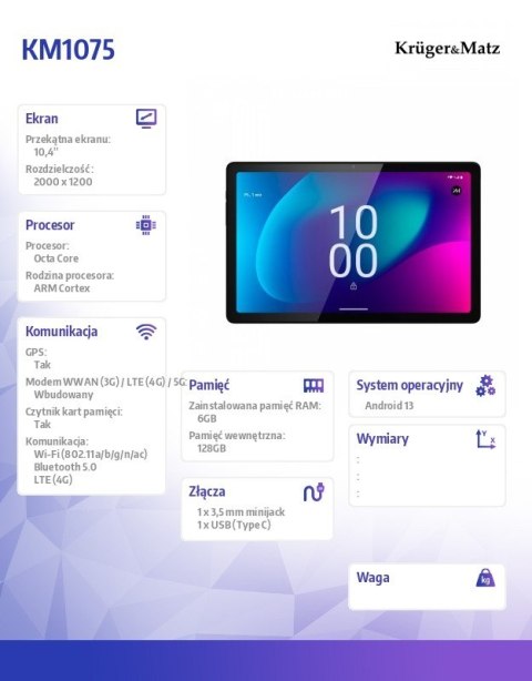 Tablet Eagle KM1075 Kruger & Matz