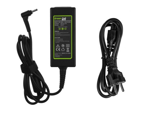 Zasilacz PRO 19V 2.37A 45W 3.0-1.1mm do Asus UX21E Green Cell Zasilacz PRO 19V 2.37A 45W 3.0-1.1mm do Asus UX21E Green Cell
