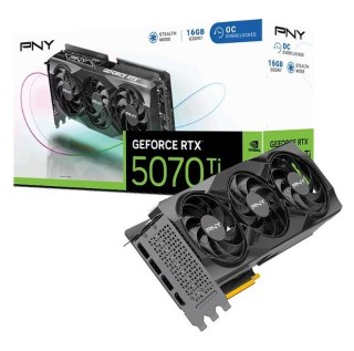 Karta graficzna GeForce RTX 5070 Ti OC 3F 16GB 256-bit 896GB/s PNY