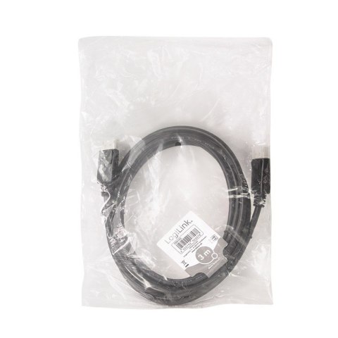 Kabel DisplayPort M/M 4K/60Hz, 3m Czarny LogiLink