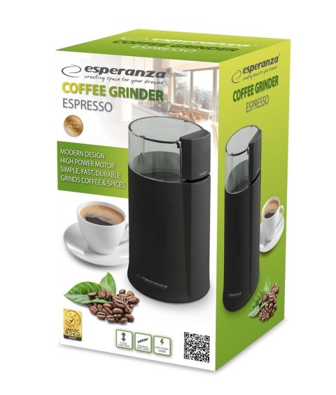 Młynek do kawy Espresso czarny EKC001K Esperanza