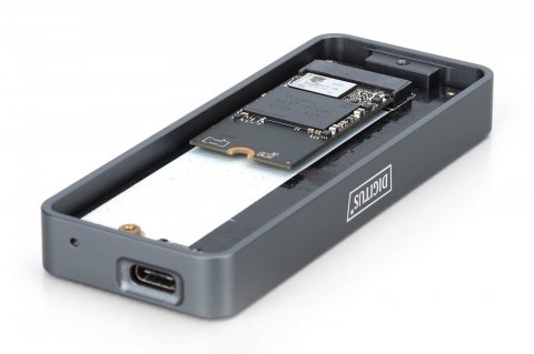 Obudowa USB 3.2 Typ C na dysk SSD M.2 NVMe 20 Gbps aluminiowa, beznarzędziowa Digitus