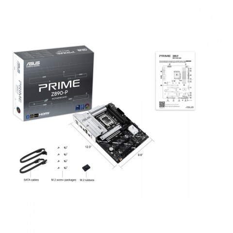 Płyta główna PRIME Z890-P s1851 4DDR 5 DP/HDMI/DP/TB4 ATX /90MB1I50-M0EAY0 Asus Płyta główna PRIME Z890-P s1851 4DDR 5 DP/HDMI/DP/TB4 ATX /90MB1I50-M0EAY0 Asus
