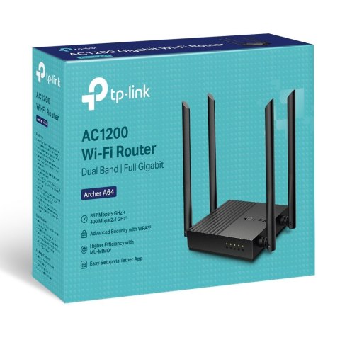 Router Archer A64 AC1200 1WAN 4LAN TP-LINK Router Archer A64 AC1200 1WAN 4LAN TP-LINK