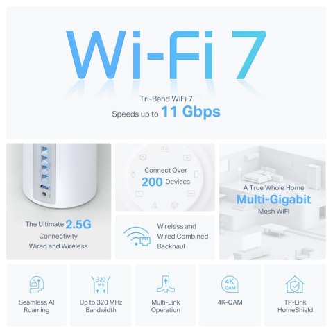 Router Deco BE65(3-pack) System WiFi 7 TP-LINK Router Deco BE65(3-pack) System WiFi 7 TP-LINK