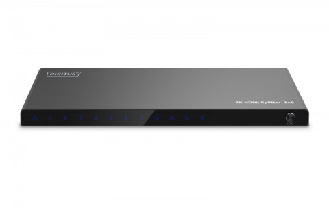 Rozdzielacz/Splitter HDMI 1x8, 4K/60Hz UHD z HDR, 18 Gbps, HDCP 2.2, EDID Digitus