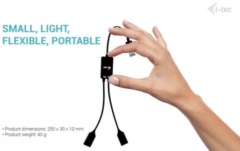 HUB USB-A Cable 2 port (2x USB-A) I-tec