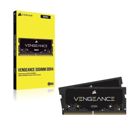 Pamięć DDR4 Vengeance 16GB/3000 (2x8GB) CL22 SODIMM Corsair Pamięć DDR4 Vengeance 16GB/3000 (2x8GB) CL22 SODIMM Corsair