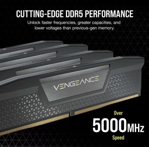Pamięć DDR5 Vengeance 16GB/5200 (1*16GB) C40 Intel XMP Corsair Pamięć DDR5 Vengeance 16GB/5200 (1*16GB) C40 Intel XMP Corsair