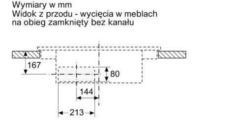 Płyta indukcyjna z wbudowanym wyciągiem PVS611B16E Bosch Płyta indukcyjna z wbudowanym wyciągiem PVS611B16E Bosch