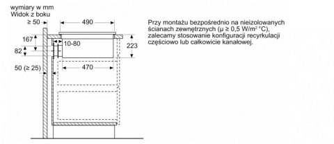 Płyta indukcyjna z wbudowanym wyciągiem PVS611B16E Bosch Płyta indukcyjna z wbudowanym wyciągiem PVS611B16E Bosch