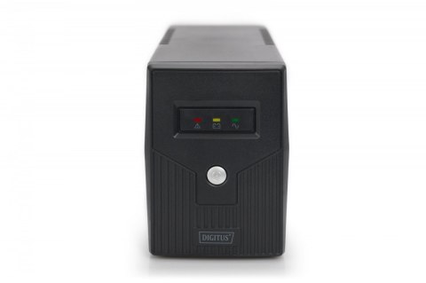UPS Line-Ineractive LED BASIC, 600VA/360W, 1x12V/7Ah, AVR, 2x Schuko CEE 7/3 Digitus
