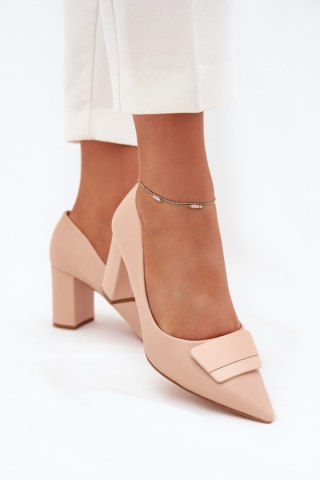 Czółenka Model Celira 55-A36 Beige - Step in style