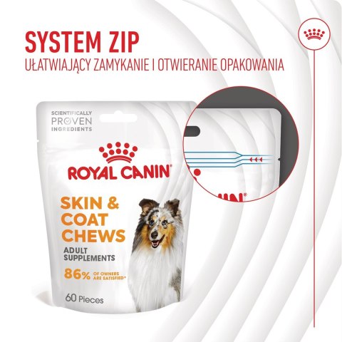 ROYAL CANIN Skin & Coat Adult Dog Supplements 240g ROYAL CANIN Skin & Coat Adult Dog Supplements 240g