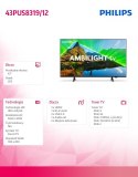 Telewizor LED 43 cale 43PUS8319/12 Philips