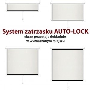 Ekran ręczny półautomat MS-150 4:3 150 305x229cm 4:3 ART Ekran ręczny półautomat MS-150 4:3 150 305x229cm 4:3 ART