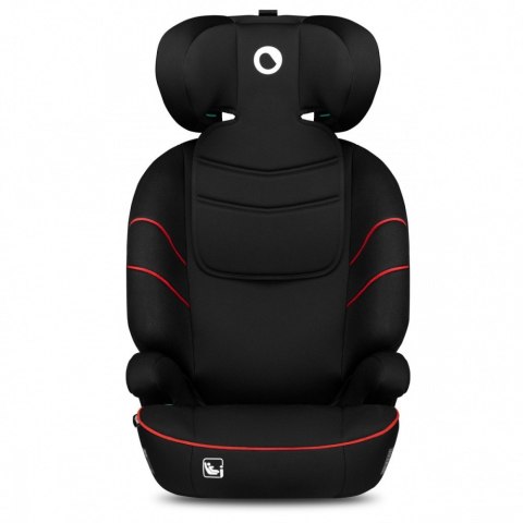 Fotelik samochodowy Hugo I-Size Sporty Black Red 15-36 kg Lionelo