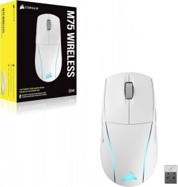 Myszka bezprzewodowa M75 biała RGB Corsair