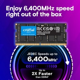 Pamięć do notebooka DDR5 CSODIMM 24GB (1*24GB)/6400 CL52 Crucial