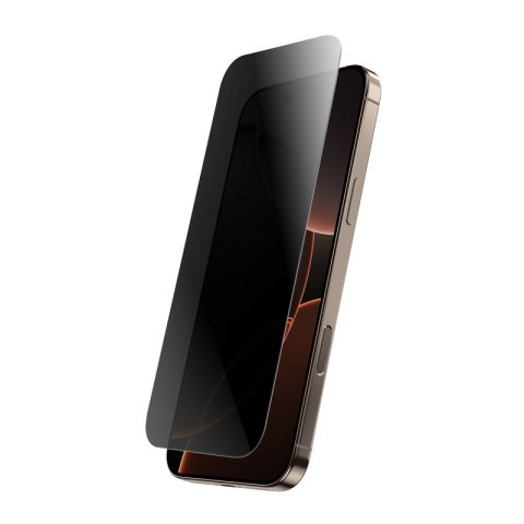 Privacy 3D Armour Glass - Hartowane szkło prywatyzujące iPhone 16 Pro Max CRONG
