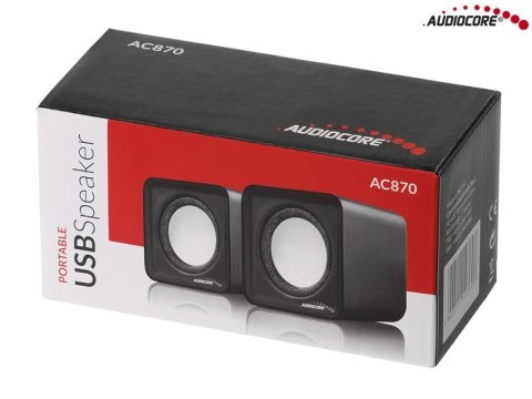 Głośniki komputerowe 6W USB AC870B Audiocore