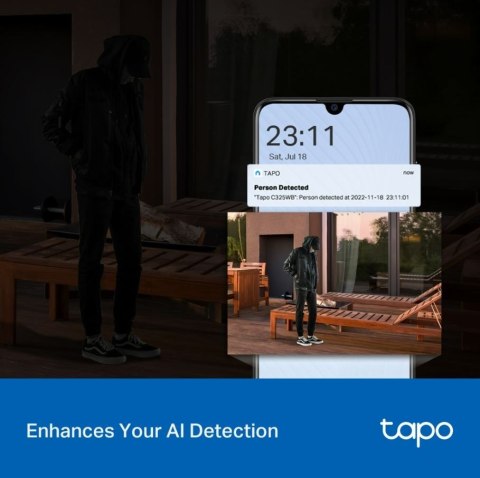 Kamera Wi-Fi do monitoringu zewnętrznego Tapo C325WB TP-LINK Kamera Wi-Fi do monitoringu zewnętrznego Tapo C325WB TP-LINK