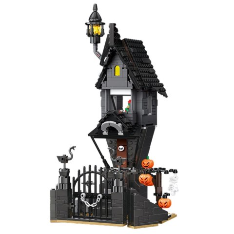 LEAN Toys Klocki Konstrukcyjne Dom Strachu Halloween Wieża 581 el.