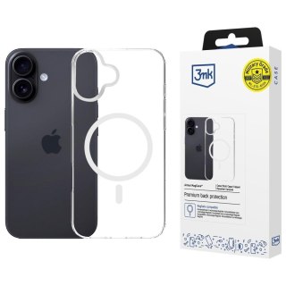 Etui Armor MagCase do iPhone 16 MagSafe przezroczyste 3MK