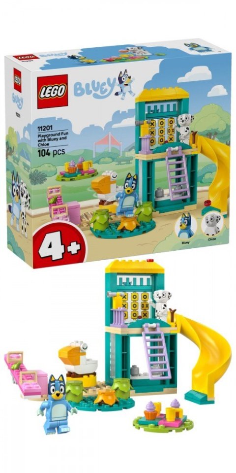 Klocki Bluey 11201 Blue i Łatka na placu zabaw LEGO