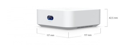 Brama UniFi Express 7 Gateway/kontroler 10, 100, 1000, 2500, 10000 Mbit/s UX7 UBIQUITI Brama UniFi Express 7 Gateway/kontroler 10, 100, 1000, 2500, 10000 Mbit/s UX7 UBIQUITI