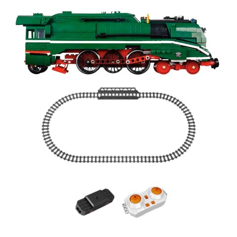 LEAN Toys Klocki Konstrukcyjne Lokomotywa Parowa Zdalnie Sterowana RC 2348 el.