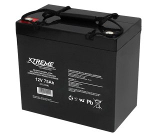 Akumulator żelowy 12V 75Ah XTREME BLOW