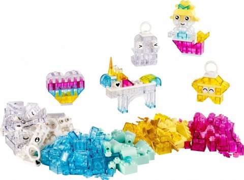 Klocki Classic 11040 Magiczny zestaw z przezroczystymi klockami LEGO