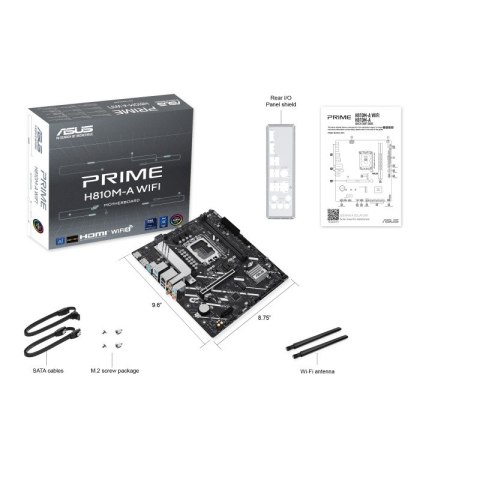 Płyta główna PRIME H810M-A WIFI s1851 XDDR5 USBC mATX Asus Płyta główna PRIME H810M-A WIFI s1851 XDDR5 USBC mATX Asus