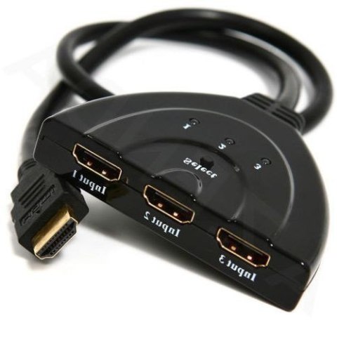 Przełącznik HDMI 3porty Gembird