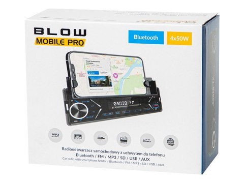 Radio BLOW MOBILE PRO 1DIN uchwyt SMART BLOW Radio BLOW MOBILE PRO 1DIN uchwyt SMART BLOW