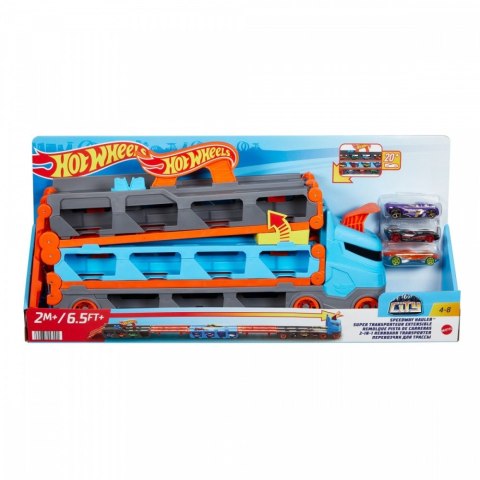 Ciężarówka Wyścigowy transporter 2w1 Hot Wheels