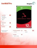 Dysk IronWolf Pro 12TB 3.5 256MB ST12000NT001 Seagate