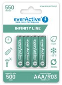 Akumulatory R03/AAA 550 mAH blister 4 szt. Infinity Line technologia ready to use EverActive
