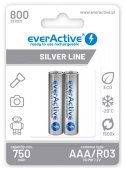 Akumulatory R03/AAA 800 mAH blister 2 szt. technologia Ready To Use EverActive