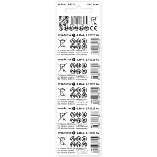 Bateria alkaliczna LR44/LR1325/544A blister 5 szt.