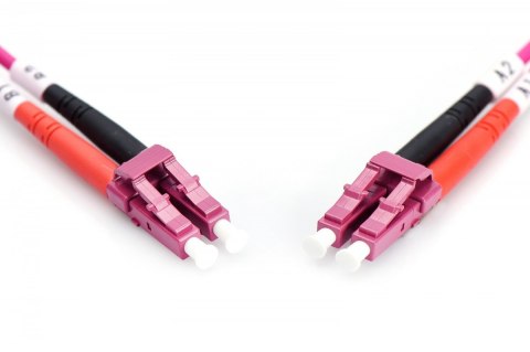 Patch cord światłowodowy FO LC-LC MM 50/125 OM4 duplex LSOH 2m Digitus