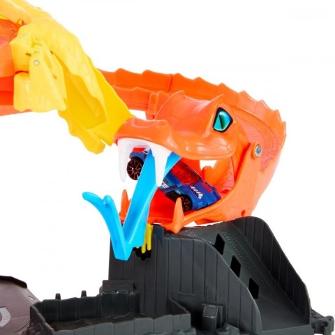 Tor samochodowy City Odjazdowa pizza Atak kobry Hot Wheels