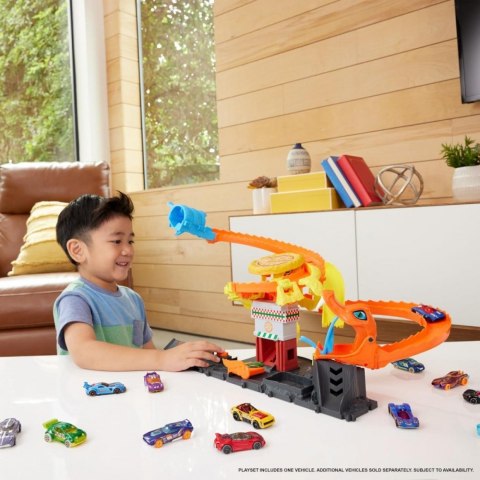Tor samochodowy City Odjazdowa pizza Atak kobry Hot Wheels