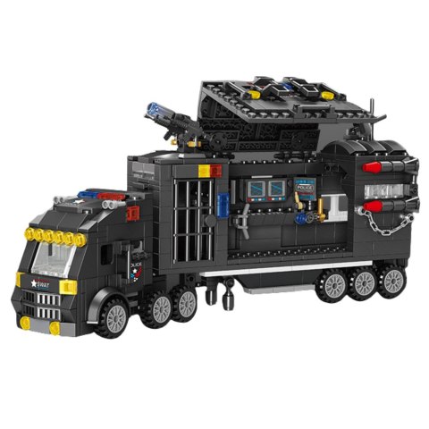 LEAN Toys Klocki Konstrukcyjne 8w1 Pojazd SWAT Policja Robot 826 el.