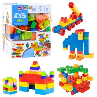 LEAN Toys Zestaw Klocki Konstrukcyjne Przestrzenne Kolorowe 180 el.
